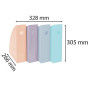 Set de 4 MAG-CUBE coloris pastel