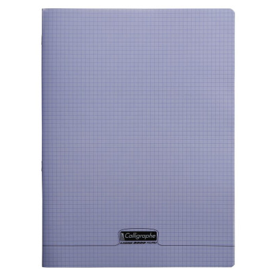 8000 POLYPRO, Cahier piqué violet 24x32cm 96p Q.5x5 90g