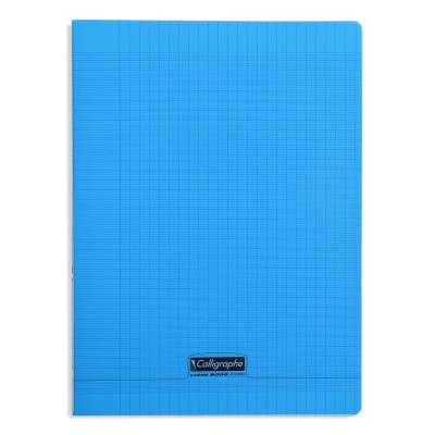 8000 POLYPRO, Cahier piqué  bleu 24x32cm 192p séyès 90g
