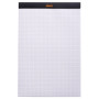 Bloc agrafé Rhodia BLACK N°19 21x31,8cm 80f Q.5x5 80g