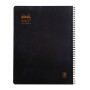 Notebook Rhodia Classic RI BLACK 22,5x29,7cm 160p Q.5X5+C détachables 80g