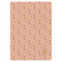 Neo Deco Collection Printemps-Été carnet piqûre textile 14,8x21cm 96p ligné Cora