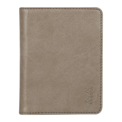 Rhodiarama livret porte-bloc N°11 TAUPE pour bloc/carnet A7
