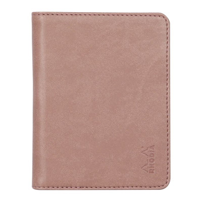 Rhodiarama livret porte-bloc N°11 BOIS DE ROSE pour bloc/carnet A7