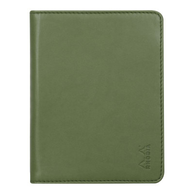 Rhodiarama livret porte-bloc N°12 SAUGE pour bloc/carnet B7