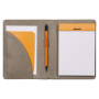 Rhodiarama livret porte-bloc N°13 TAUPE pour bloc/carnet A6