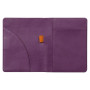 Rhodiarama livret porte-bloc N°13 VIOLET pour bloc/carnet A6