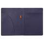 Rhodiarama livret porte-bloc N°16 BLEU NUIT pour bloc/carnet A5