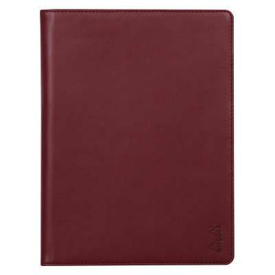Rhodiarama livret porte-bloc N°16 LIE DE VIN pour bloc/carnet A5