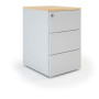 CAISSON HB METAL 3T P.60 L.43,2 H.73,5 CM DONT 1 DS TOP MELAMINE SB RI