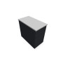 CAISSON HB METAL 3T P.80 L.43,2 H.73,5 CM DONT 1 DS TOP MELAMINE SC MG