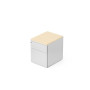CAISSON MOB METAL 2T L.42,3 P.53,5 H.52,4 CM DONT 1 DS TOP MELAMINE SO MA