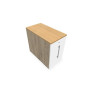 GUSTAVE CAISSON INDIVIDUEL H73,5 L43,2 P80 CM MELAMINE - CORPS TOP PORTE R3 RI M