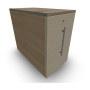GUSTAVE CAISSON INDIVIDUEL H73,5 L43,2 P80 CM MELAMINE - CORPS TOP PORTE RI R3 M