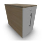 GUSTAVE CAISSON INDIVIDUEL H73,5 L43,2 P80 CM MELAMINE - CORPS TOP PORTE RI R3 M
