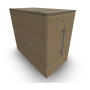 GUSTAVE CAISSON INDIVIDUEL H73,5 L43,2 P80 CM MELAMINE - CORPS  TOP  PORTE RI R3