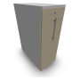 GUSTAVE CAISSON INDIVIDUEL H113,5 L43,2 P80CM CORPS & TOP MELAMINE  -PORTE MG MA