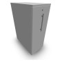 GUSTAVE CAISSON INDIVIDUEL H113,5 L43,2 P80CM CORPS & TOP MELAMINE  -PORTE MG MG
