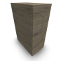 GUSTAVE CAISSON INDIVIDUEL H113,5 L43,2 P80CM CORPS & TOP MELAMINE  -PORTE R3 R3