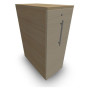 GUSTAVE CAISSON INDIVIDUEL H113,5 L43,2 P80CM CORPS & TOP MELAMINE  -PORTE RI MA