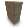 GUSTAVE CAISSON INDIVIDUEL H113,5 L43,2 P80CM CORPS & TOP MELAMINE  -PORTE RI R3