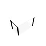 BUREAU ARIAL T RECT L140XP80 EP19 PIED CARRE ARCHE REGLABLE MG SG