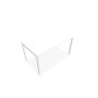 BUREAU ARIAL T RECT L140XP80 EP19 PIED CARRE ARCHE REGLABLE  MG SO