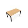 BUREAU ARIAL T RECT L140XP80 EP19 PIED CARRE ARCHE REGLABLE RI SG