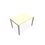 BUREAU ARIAL T RECT L120XP80 EP25 PIED CARRE ARCHE REGLABLE  MA SA