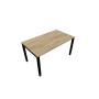 BUREAU ARIAL T RECT L140XP80 EP25 PIED CARRE ARCHE REGLABLE R3 SG