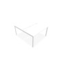 ARIAL BENCH DEP.2 PLT L140XP80 EP19MM NU PIED ARCHE CARREE FX MG SO