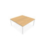 ARIAL BENCH DEP.2 PLT L160XP80 EP19MM NU PIED ARCHE CARREE FX RI SO