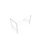 ARIAL T REU.L160XP80XH104,5 NU PIED ARCHE CARREE FX AVEC REPOSE PIED MG SO