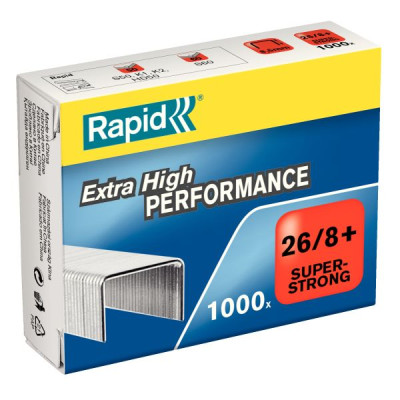Agrafes SuperStrong 26/8+ Rapid, Boite de 1000