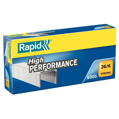 Agrafes Strong 26/6 Rapid, Boite de 5000