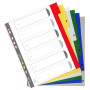 Intercalaires 1-6 A4+ PP onglets imprim.