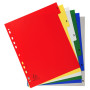 Intercalaires 1-6 A4+ PP onglets imprim.