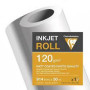 Bobine papier blanc laize pour traceur 120g 0,914 x 30m CLAIRALFA 2608