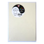 Sachet de 5 cartes Pollen 148x210 ivoire irisé