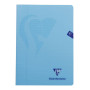 Mimesys cahier piqué polypro 21x29,7cm 80p ligné + marge coloris assortis