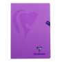 Mimesys cahier piqué polypro 21x29,7cm 80p Q.10x10 + marge coloris assortis