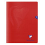 Mimesys cahier piqué polypro 24x32cm 96p Q.5x5 coloris assortis