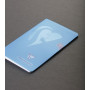 Mimesys carnet piqué polypro 11x17cm 48p ligné coloris assortis