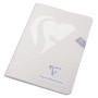 Mimesys carnet piqué polypro 11x17cm 48p ligné coloris assortis