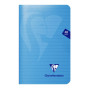 Mimesys carnet piqué polypro 11x17cm 48p ligné coloris assortis