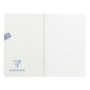Mimesys carnet piqué polypro 11x17cm 48p ligné coloris assortis