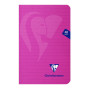 Mimesys carnet piqué polypro 11x17cm 48p ligné coloris assortis