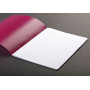 Mimesys cahier piqué polypro 17x22cm 48p ligné + marge coloris assortis