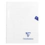 Mimesys cahier piqué polypro 17x22cm 48p ligné + marge coloris assortis