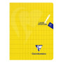 Mimesys cahier d'écriture piqué polypro 17x22cm 32p DL 3 mm IV coloris assortis